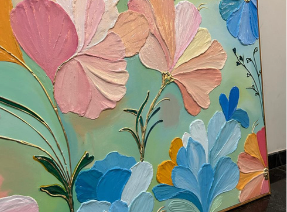 Floral Texture Art