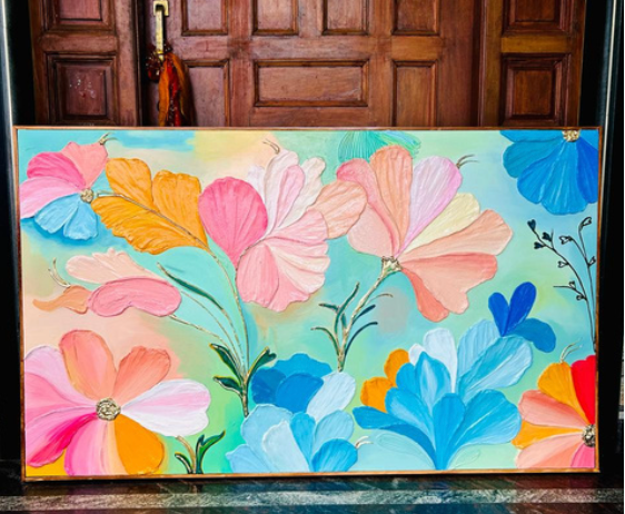 Floral Texture Art